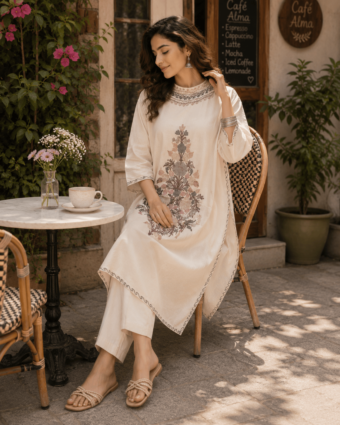 Nooraya Embroidered Kaftaan - Kashinara