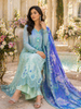 Aab-e-Bahar Summer Chikankari Suit Set (Semi-Stitched)