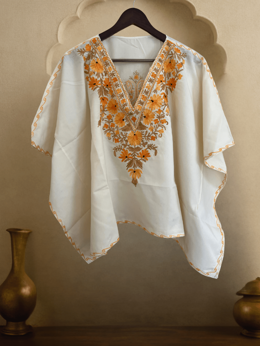 Bahar - e - Narangi Luxe Kaftan - Kashinara