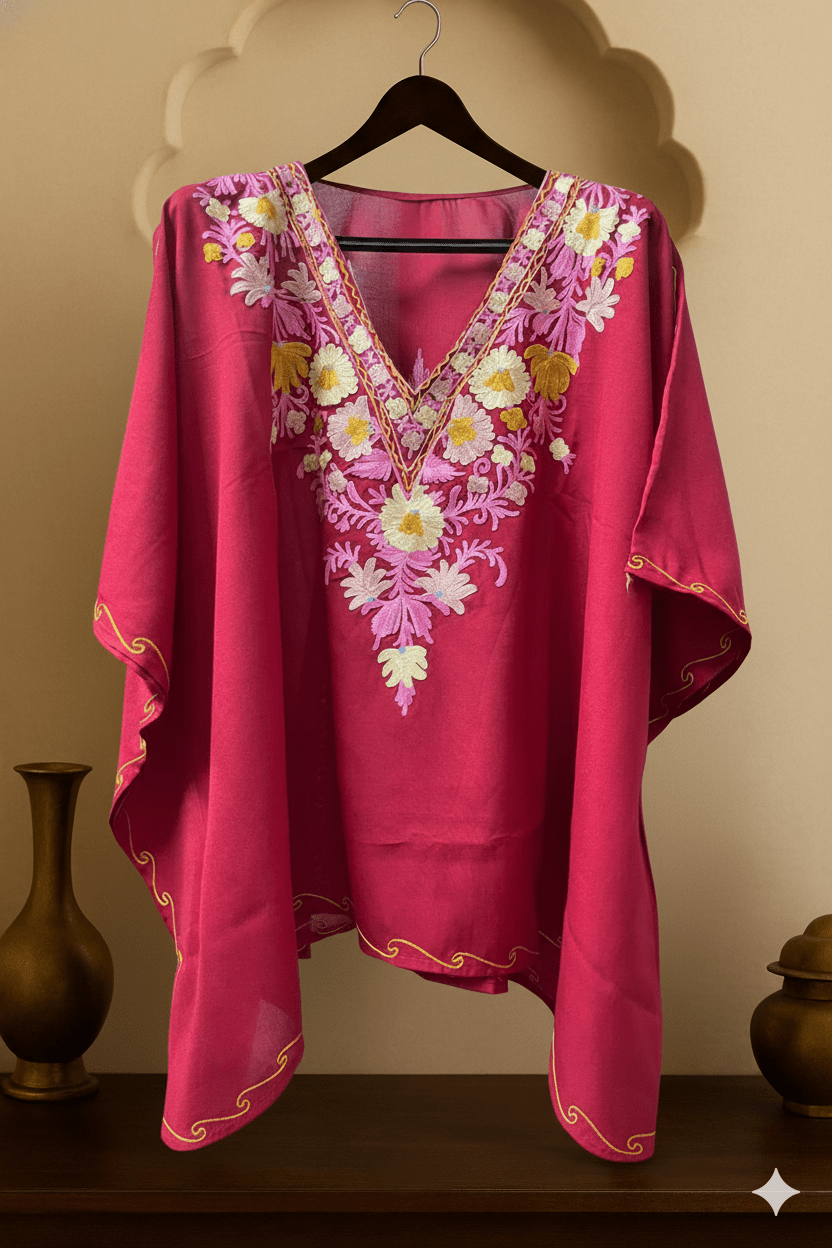 Gulaabi Noor Kaftan - Kashinara