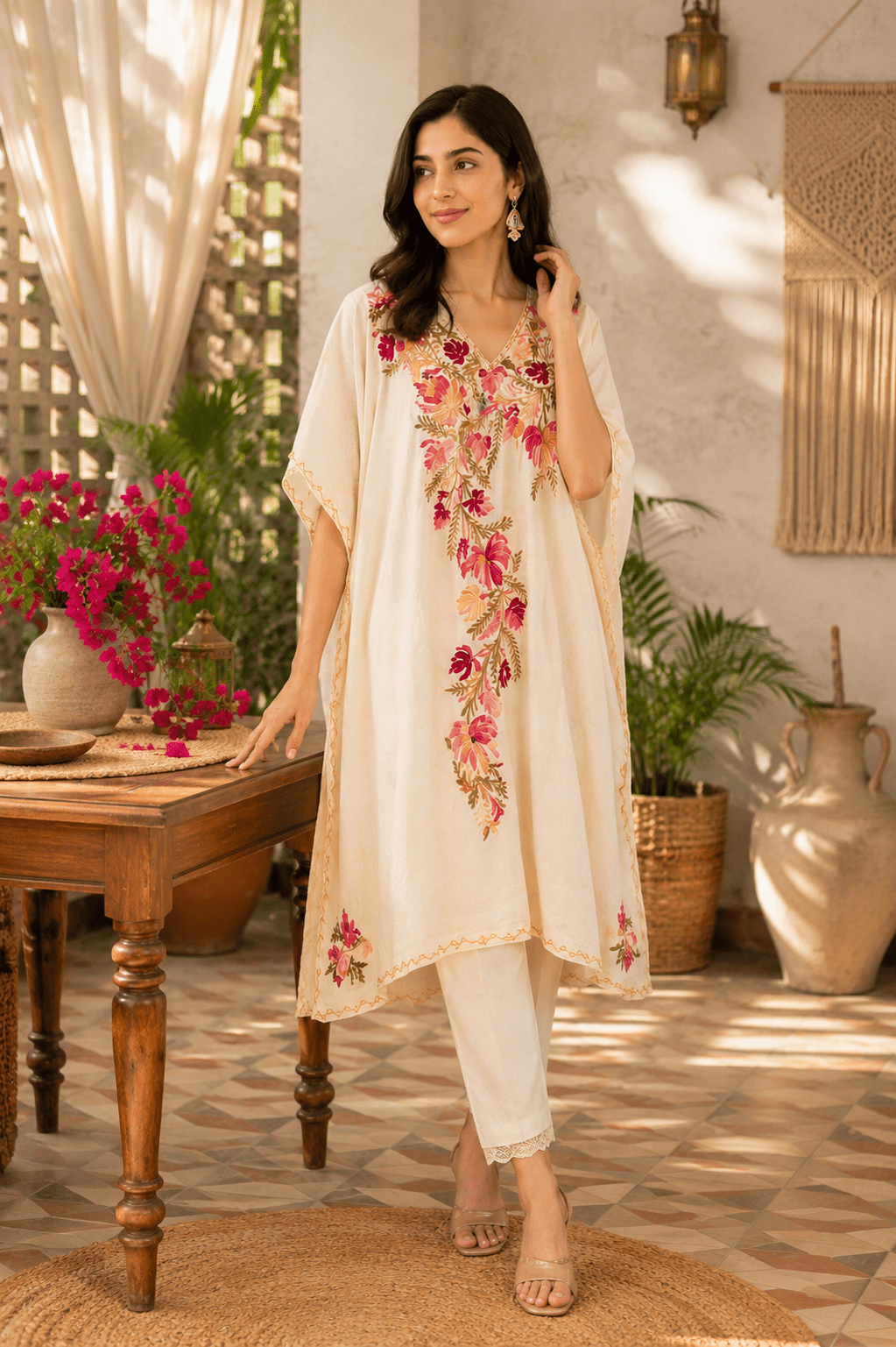 Gulnaar Bloom Kaftan - Kashinara