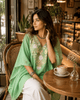 Mint Blossom Embroidered Kaftan
