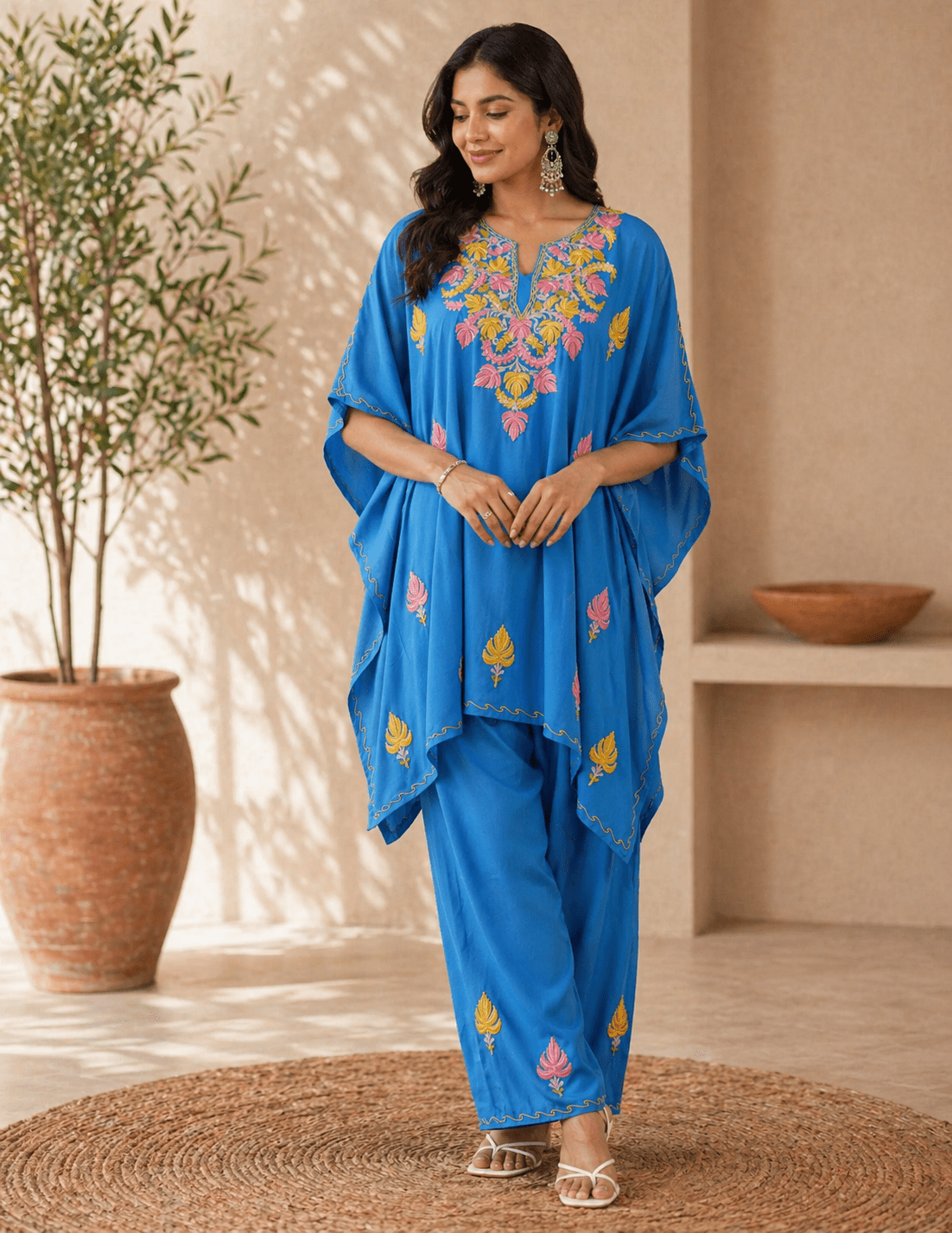 Neel - e - Gulzar Kaftan Set - Kashinara