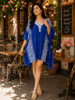 Neel-e-Zareen Side Jaal Mid-Length Kaftan