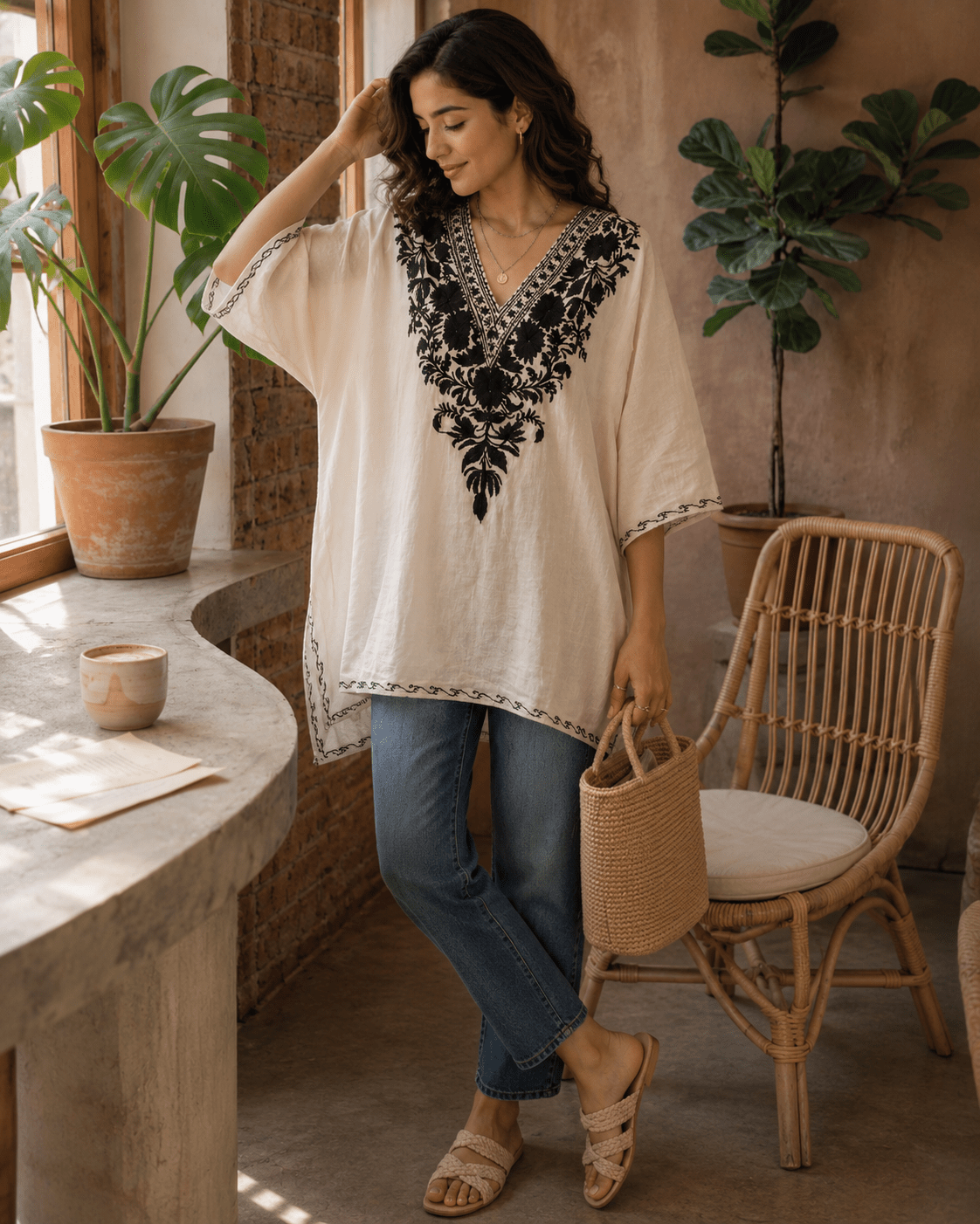 Noor - e - Safa Kaftan - Kashinara