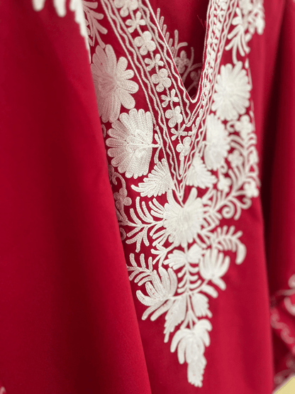 Noor Mahal Aari Kashmiri Kaftan - Kashinara