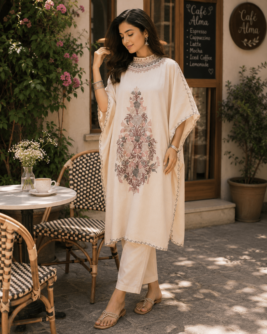 Nooraya Embroidered Kaftaan - Kashinara